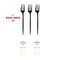 Solid Black Moderno Disposable Plastic Dessert Forks (480 Forks)